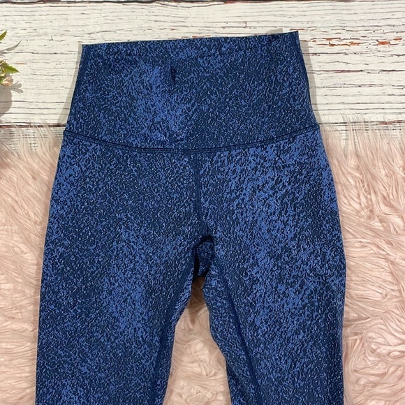 Lululemon Wunder Under Hi-Rise Tight 28" Mineral Deposit Blue Leggings - Picture 7 of 10